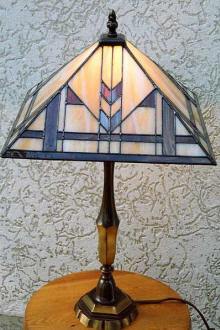witraże - lampa
